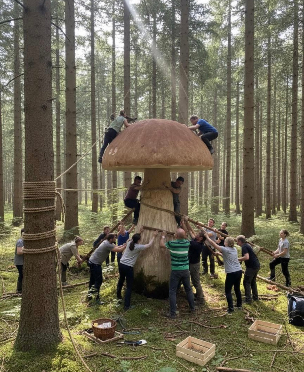 How does the forest smell?  đČ