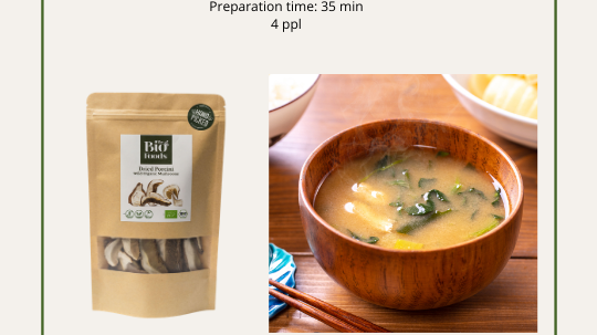 Porcini Miso Soup