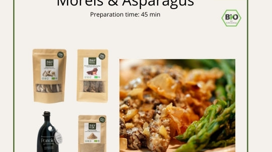 Morels & Asparagus