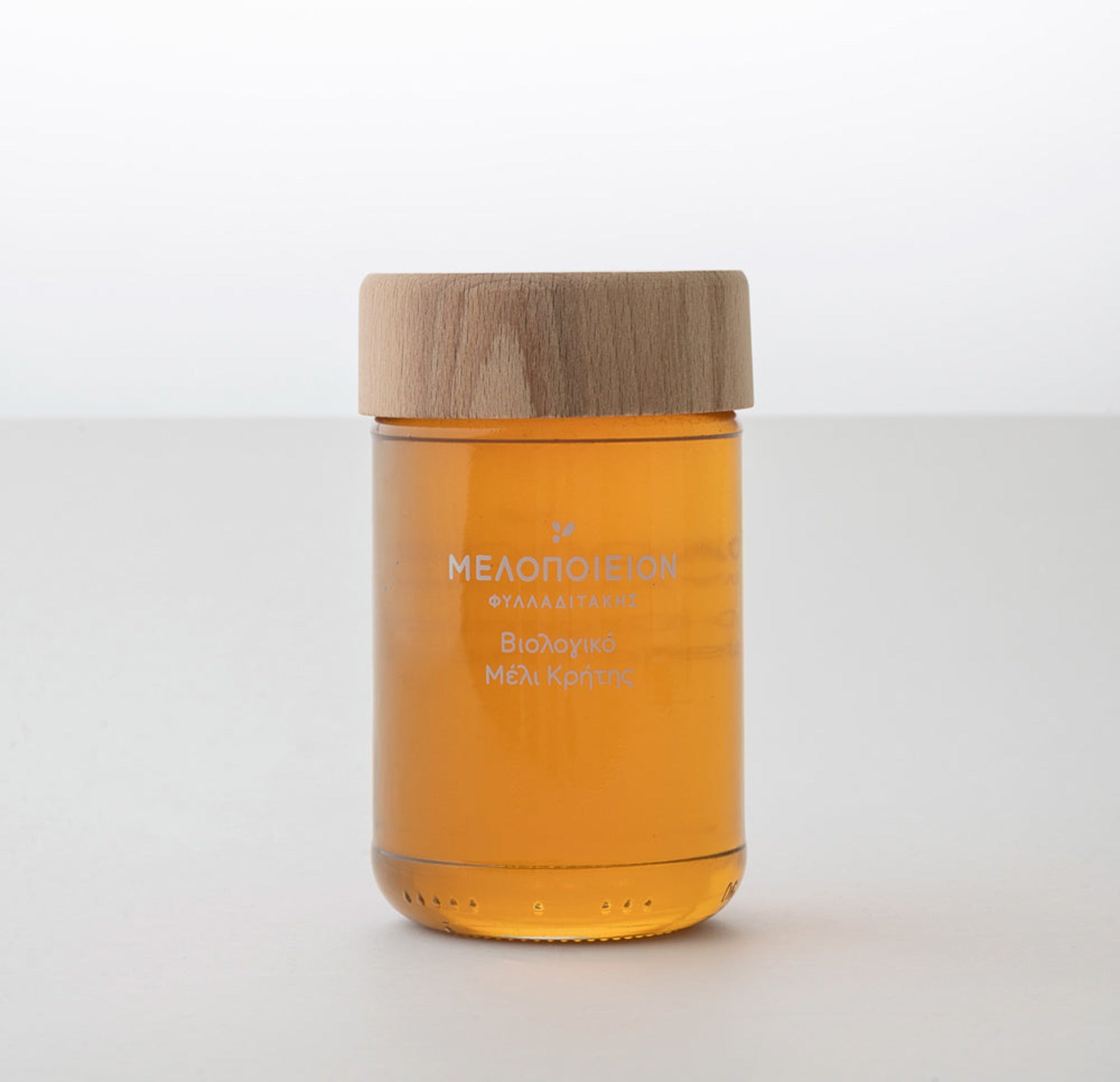 Organic Thyme Honey taste award from Crete in special jar. Premium elegant package.